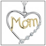 Samuel Jewelers Diamond Mom Pendant!