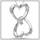 Samuels Jewelers Forever Heart Pendant!