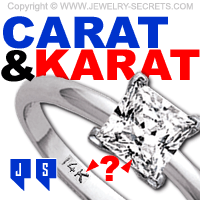 What's The Difference Between Carat And Karat?