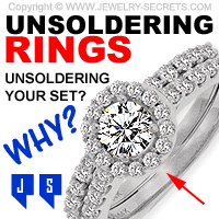 Unsoldering Wedding Rings and Bridal Sets