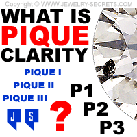 What Is Pique P1, P2 and P3 Diamond Clarity?