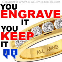 You Engrave Your Ring You Can't Return It