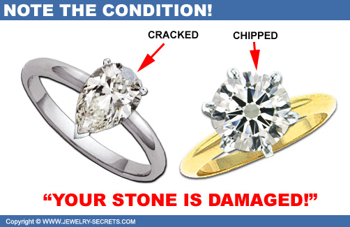 Your Diamond is Cracked Chipped Damaged!