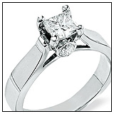 Zales One Carat Princess Cut Diamond Engagement Ring!