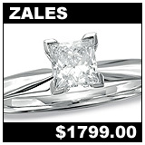 Zales Jewelers 5/8 Carat Diamond Solitaire Ring!