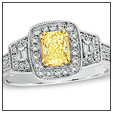 Zales Yellow Fancy Diamond Engagement Ring! Zales Yellow Fancy Diamond Engagement Ring!