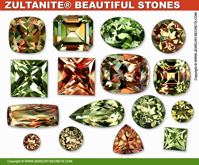 Color Changing Zultanite Gemstone Colors