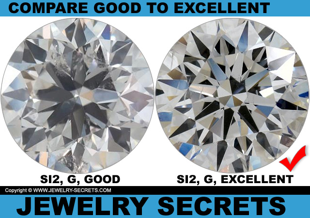 Compare Good Diamond Cuts To Excellent Cut Diamonds
