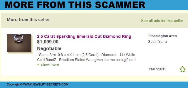 Diamond Scammers Listings