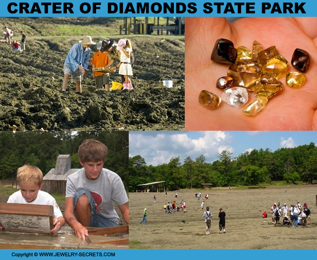 Digging For Diamonds at Crater Of Diamonds