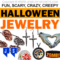 Fun Scary Creepy Geeky Halloween Jewelry