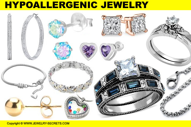 Hypoallergenic Jewley Rings Bracelet Earrings Necklaces