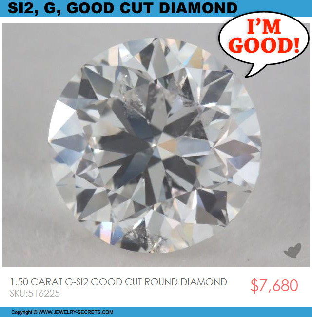 SI2 G Good Cut Certified Diamond