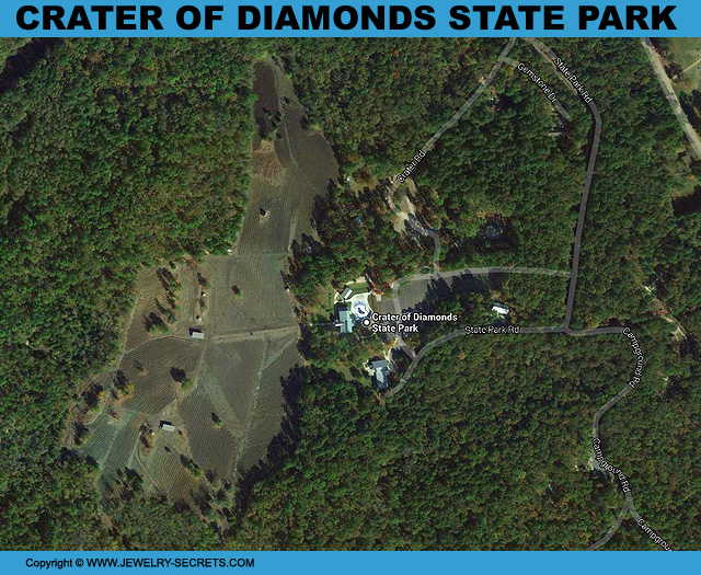 Satellite View Crater Of Diamonds