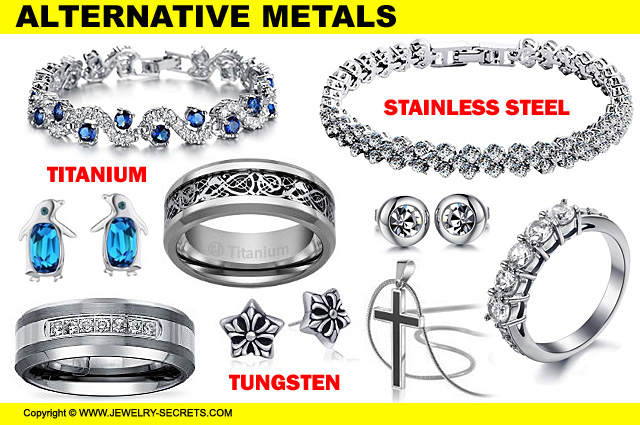 Steel Tungsten Titanium Metals Cure Gold Nickel Allergies