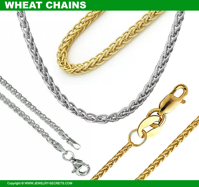 Wheat Chain Link Necklaces