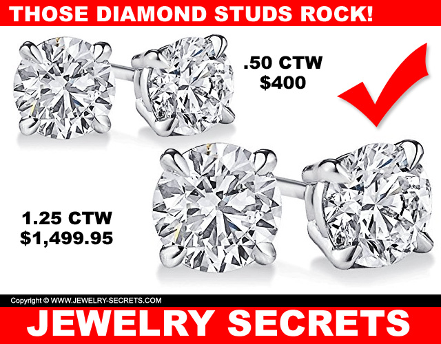 1.25 CTW Diamond Stud Earrings