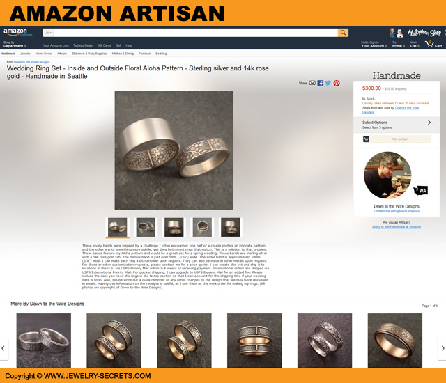 Amazon Handmade Jewelry Artisan