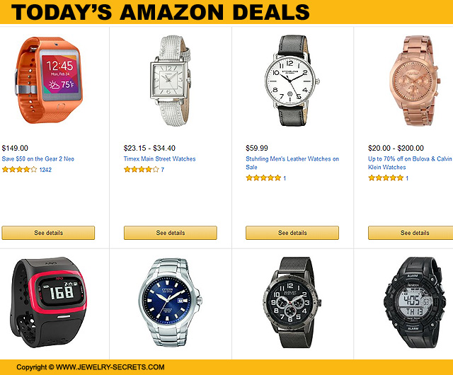 Amazon Todays Deals On Mens Watches