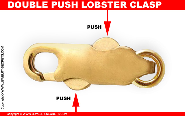 Double Push Lobster Clasp Claw Double Push Lobster Clasp Claw