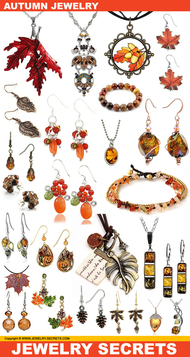 Jewelry For Autumn And Fall Season Jewelry For Autumn And Fall Season