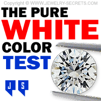 The Pure White Diamond Color Test