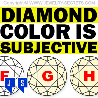 Diamond Color Is Subjective