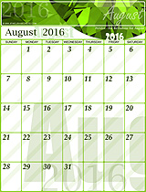 Free August 2016 Calendar!