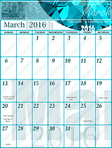 Free March 2016 Calendar!