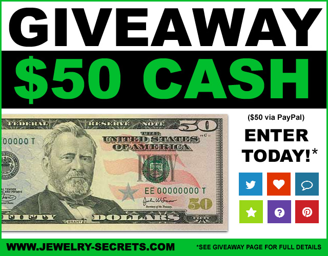 jewelry cash giveaway contest