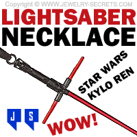 Star Wars Kylo Ren Lightsaber Necklace