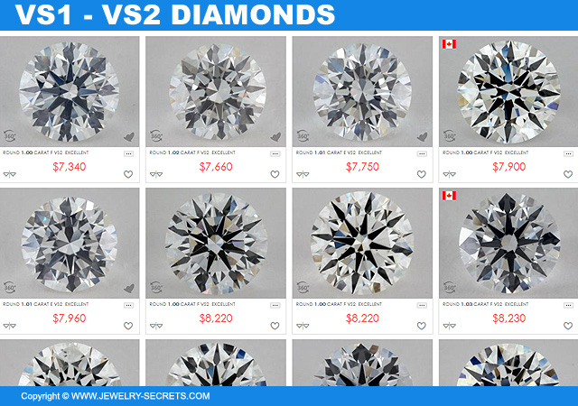 VS1 VS2 Diamonds