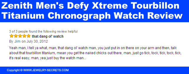 Zenith Mens Defy Xtreme Tourbillon Titanium Chronograph Watch Review 9