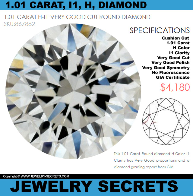 An I Clarity Diamond That Looks Flawless