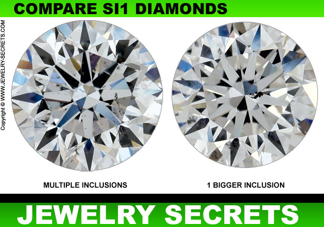 Compare SI2 Clarity Diamonds