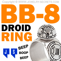 Cool Star Wars BB-8 Droid Ring