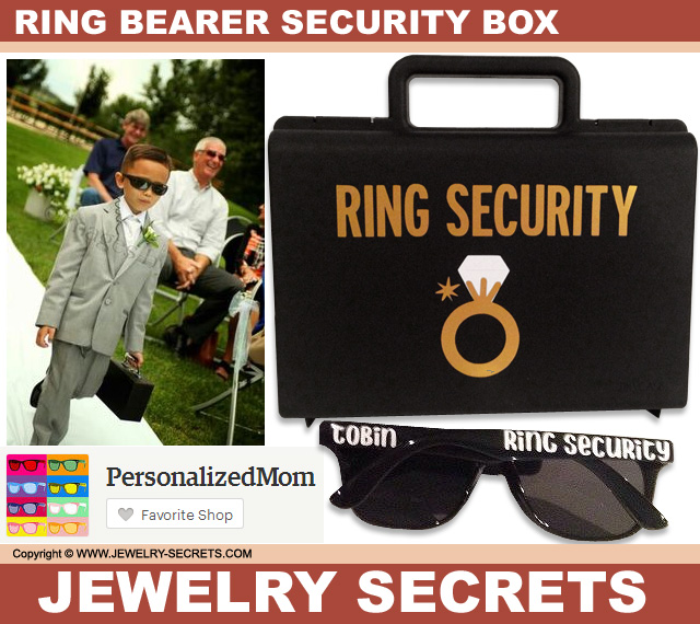 Ring Bearer Security Box And Sunglasses