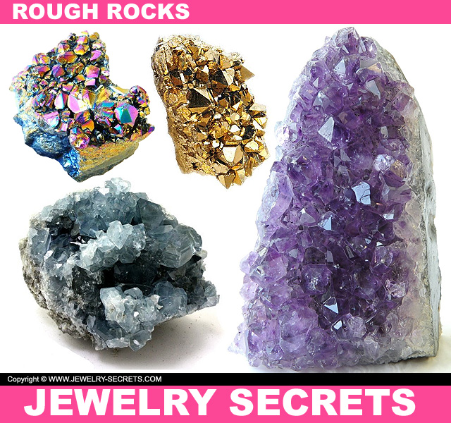 Rough Rocks And Gemstones