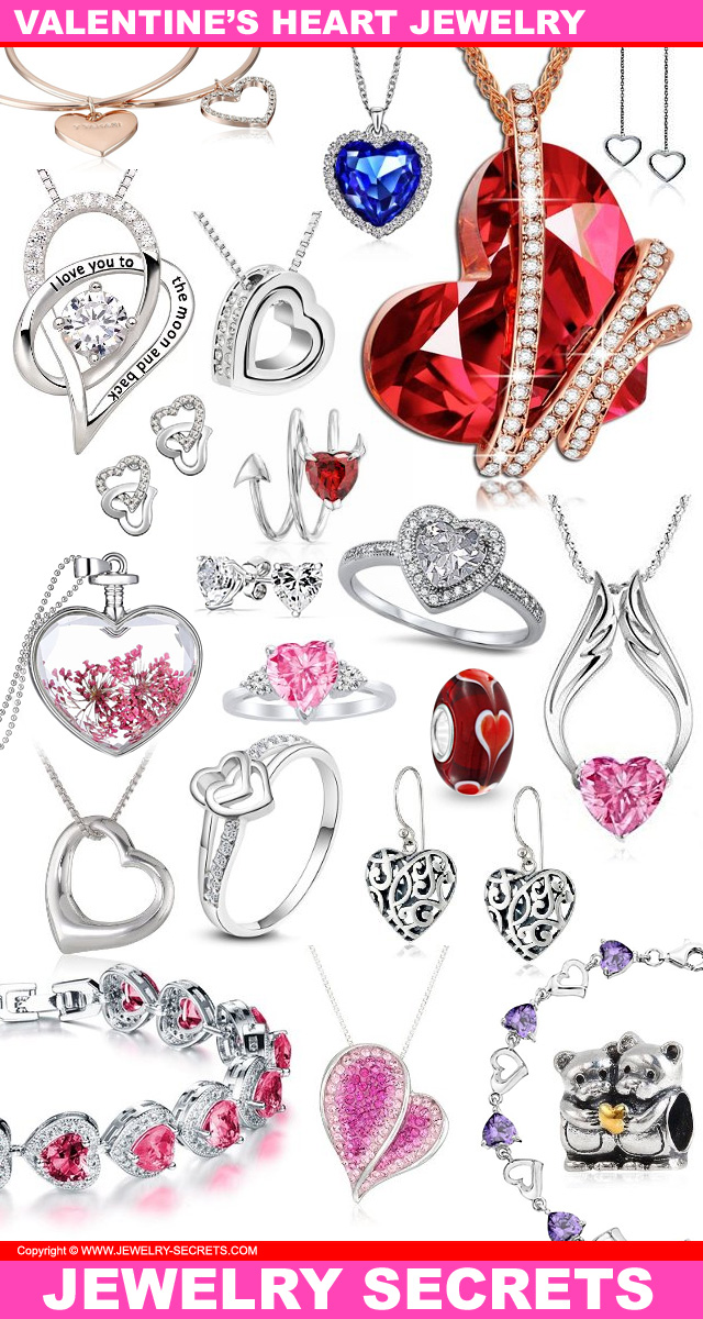 Valentines Heart Jewelry From Amazon