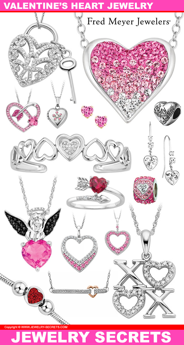 Valentines Heart Jewelry From Fred Meyer Jewelers