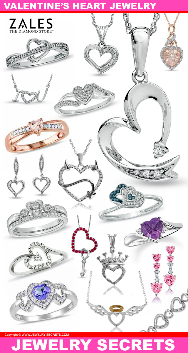 Valentines Heart Jewelry From Zales Jewelers