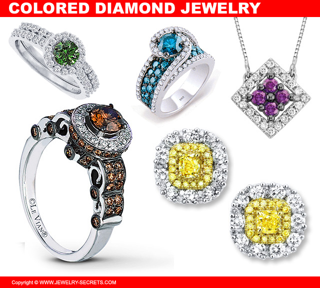 Colored Diamond Jewelry Colored Diamond Jewelry