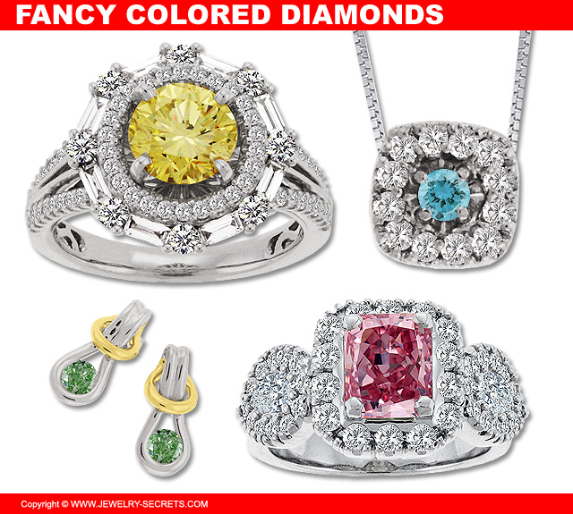 Fancy Colored Diamond Jewelry Fancy Colored Diamond Jewelry