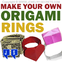 Make Your Own Origami Rings