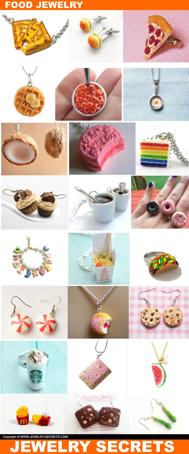 Cute Fun Food Jewelry Cute Fun Food Jewelry