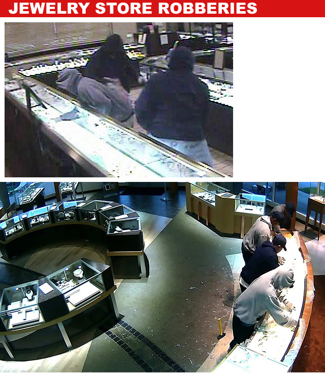 Terrifying Jewelry Store Robberies 3 Terrifying Jewelry Store Robberies 3