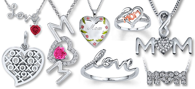 Hugs and Kisses Love Mom Jewelry