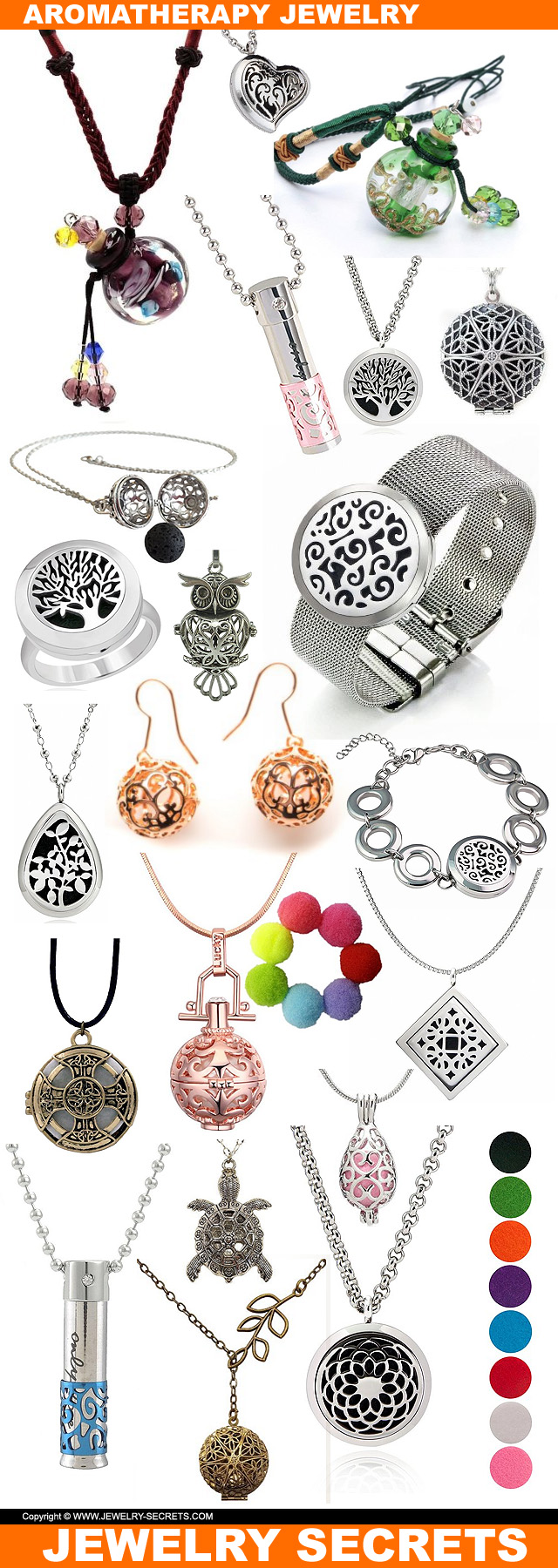 Aromatherapy Oil Diffuser Jewelry