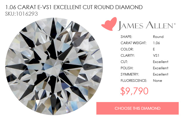 Best Diamond Ever VS1 E Excellent Cut