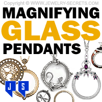 Magnifying Glass Pendant Necklaces
